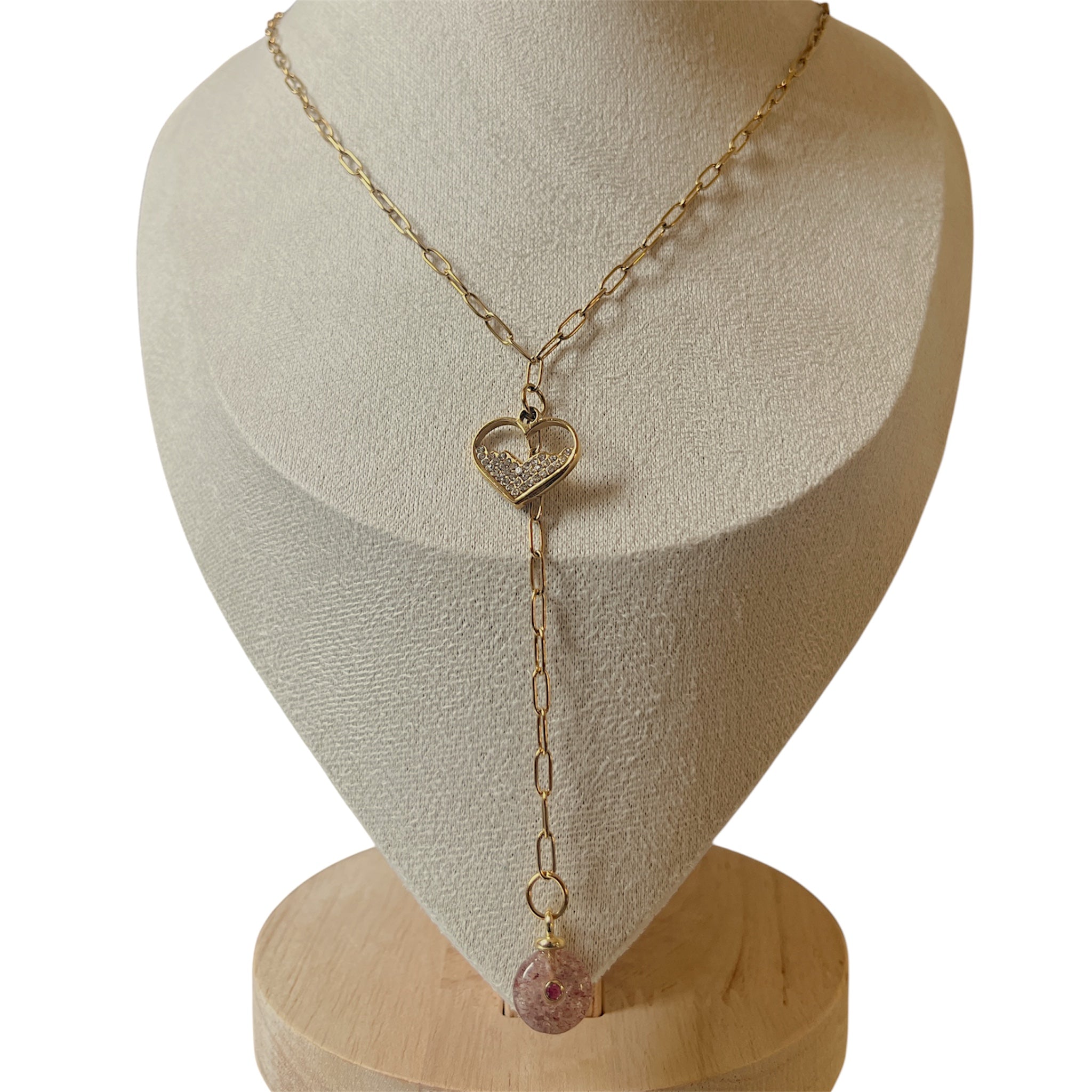 Blush Heart Necklace