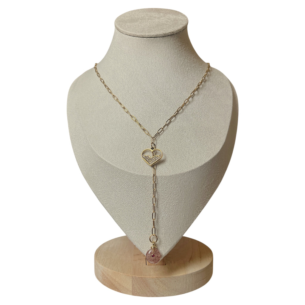 Blush Heart Necklace